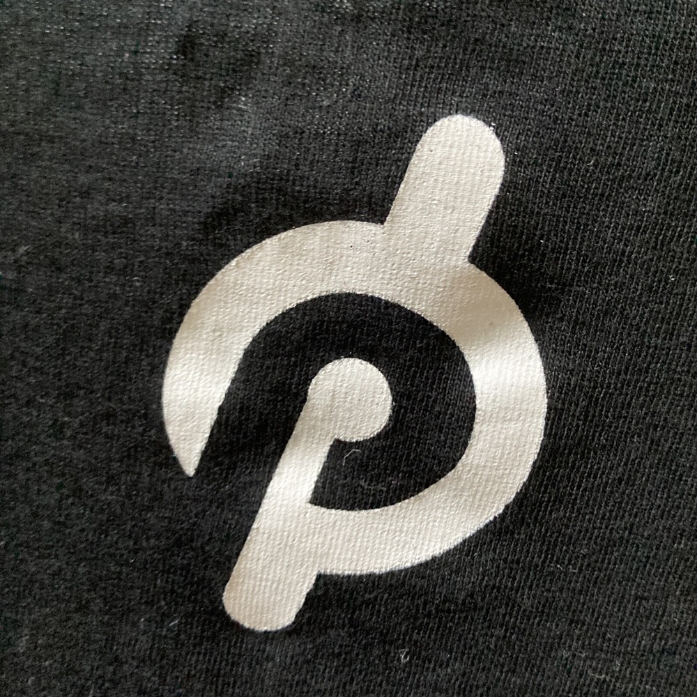 Peloton Century 100 Cotton Adult Men's Black Biking Cycling -Shirt Size Medium - Picture 11 of 11